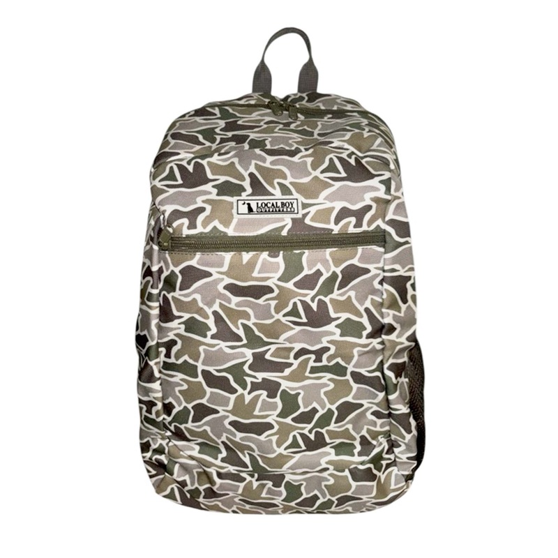 Printed Backpack in Duck Camo