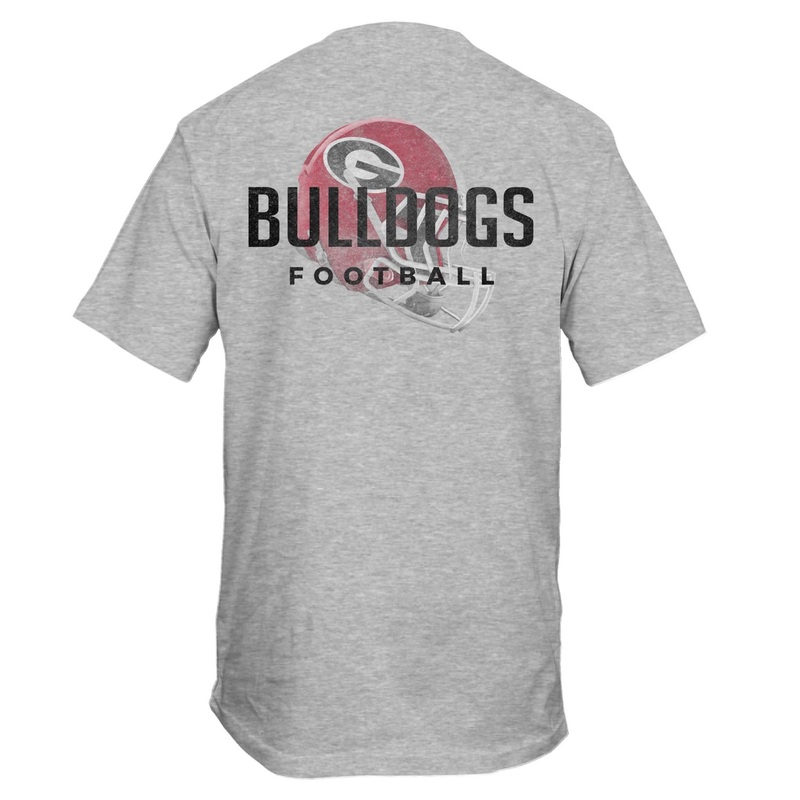 UGA Georgia Bulldogs Helmet Short Sleeve T-Shirt