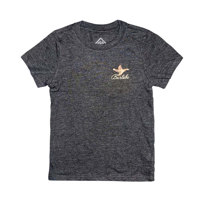 Youth Fly In Short Sleeve T-Shirt in Heather Black