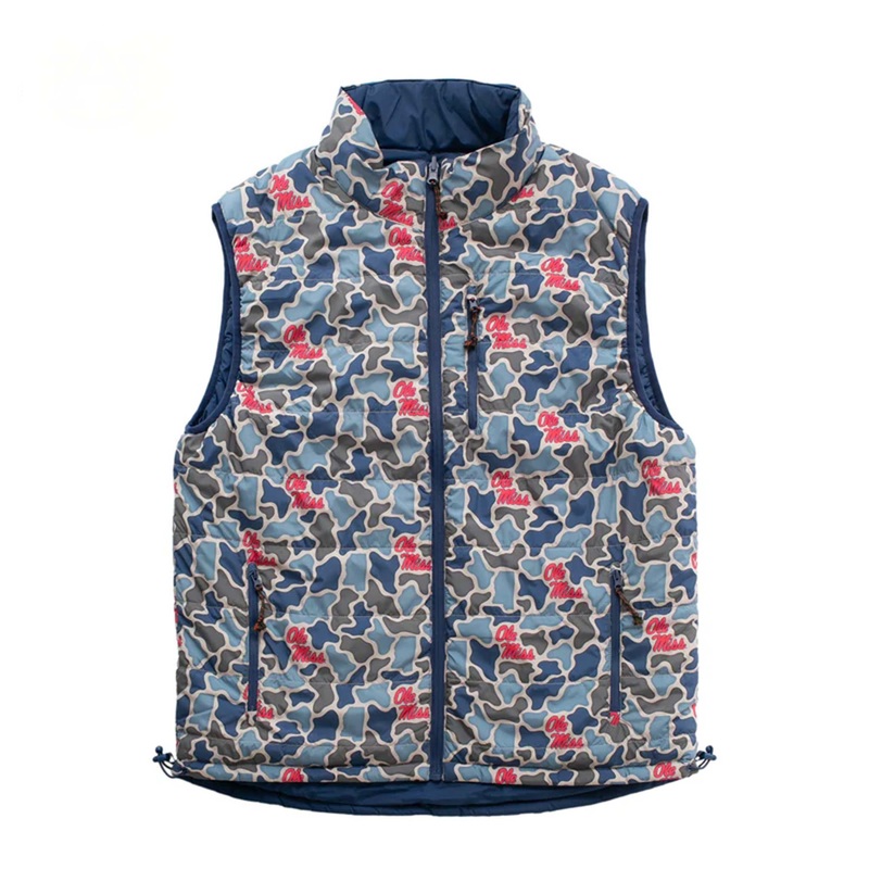 Ole Miss Camo Reversible Vest|S|M|L|XL|XXL