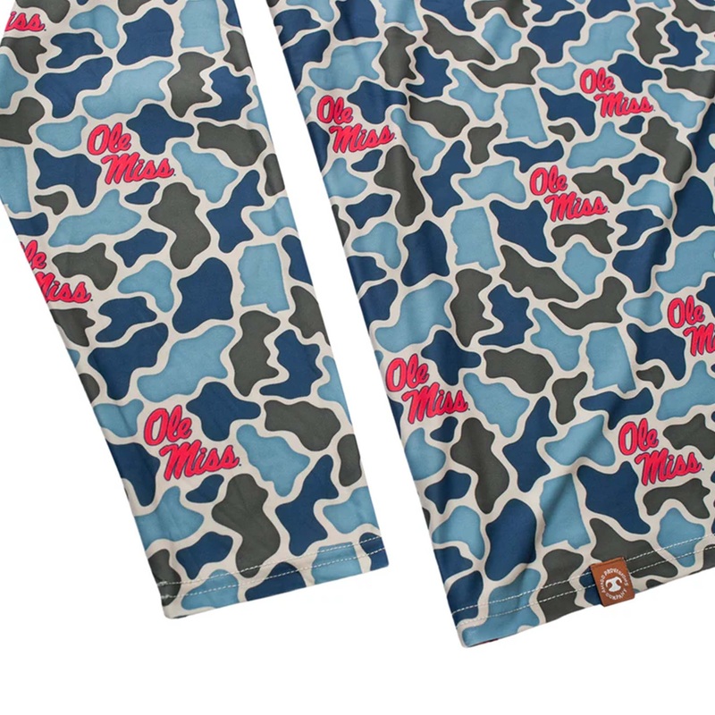 Ole Miss Camo Sol Series Long Sleeve Performance Hoodie