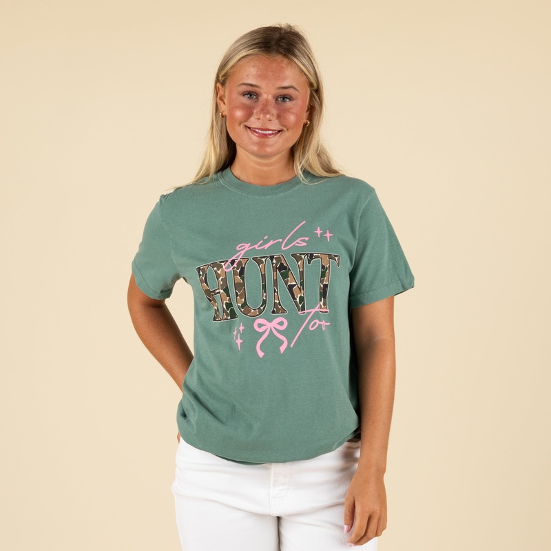 Girls Hunt Too Short Sleeve T-Shirt
