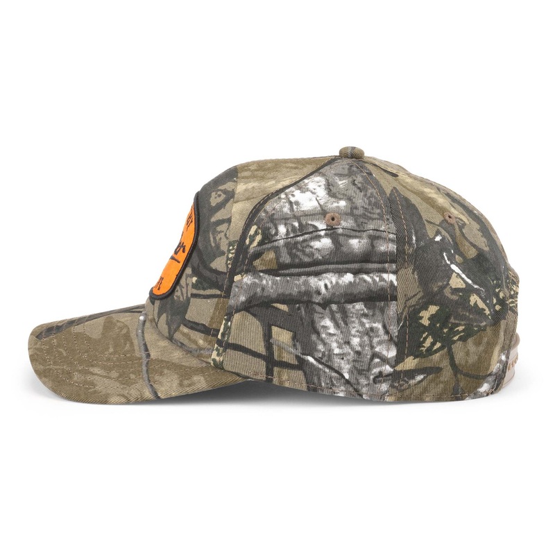 Miller Patch on Camo Trucker Hat