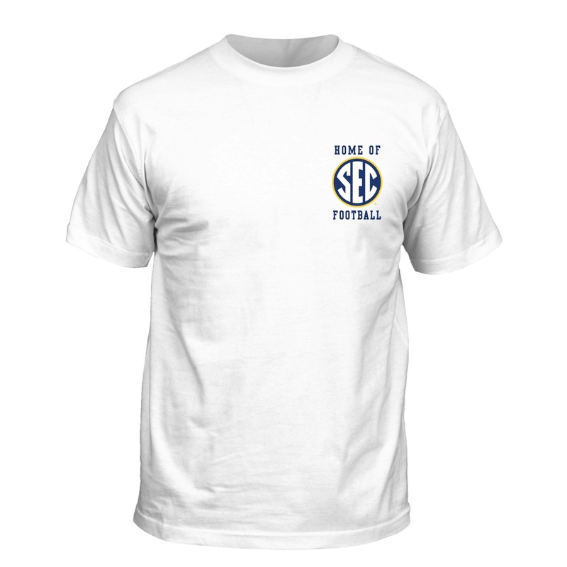 SEC Stadium Circle Colorful Short Sleeve T-Shirt