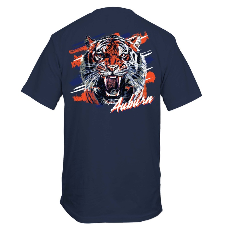 Auburn Sketch Mascot Short Sleeve T-Shirt