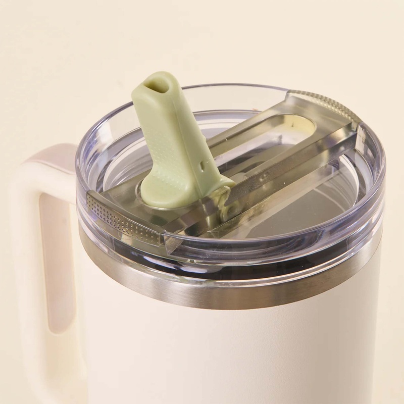 Flip Straw Tumbler Lid in Green
