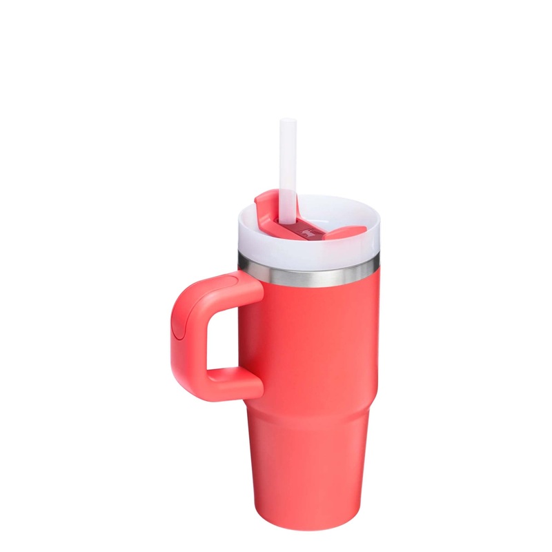 The 14oz Quencher H2.0 Flowstate Tumbler in Hot Coral