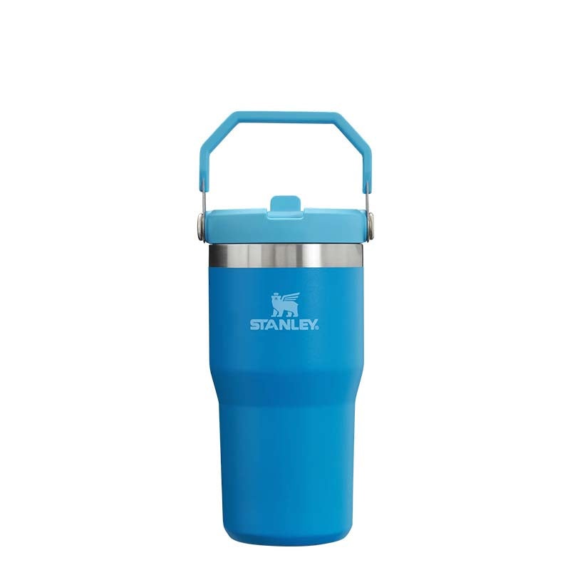 The 20oz IceFlow Flip Straw Tumbler in Azure