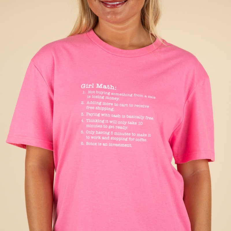 Girl Math Short Sleeve T-Shirt