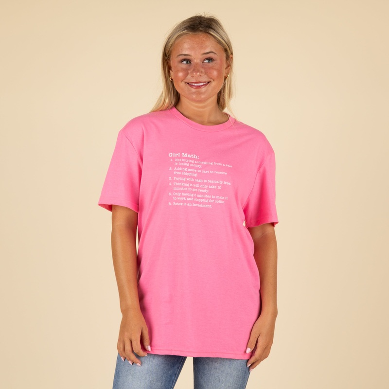 Girl Math Short Sleeve T-Shirt