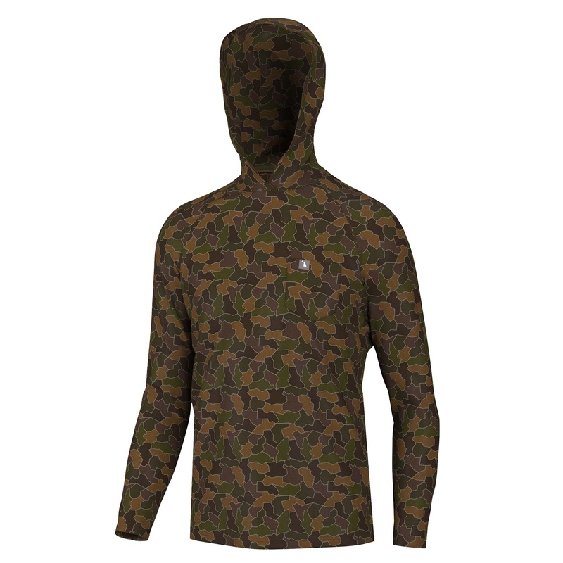 Heather Blend Hoodie in Lowcountry Camo