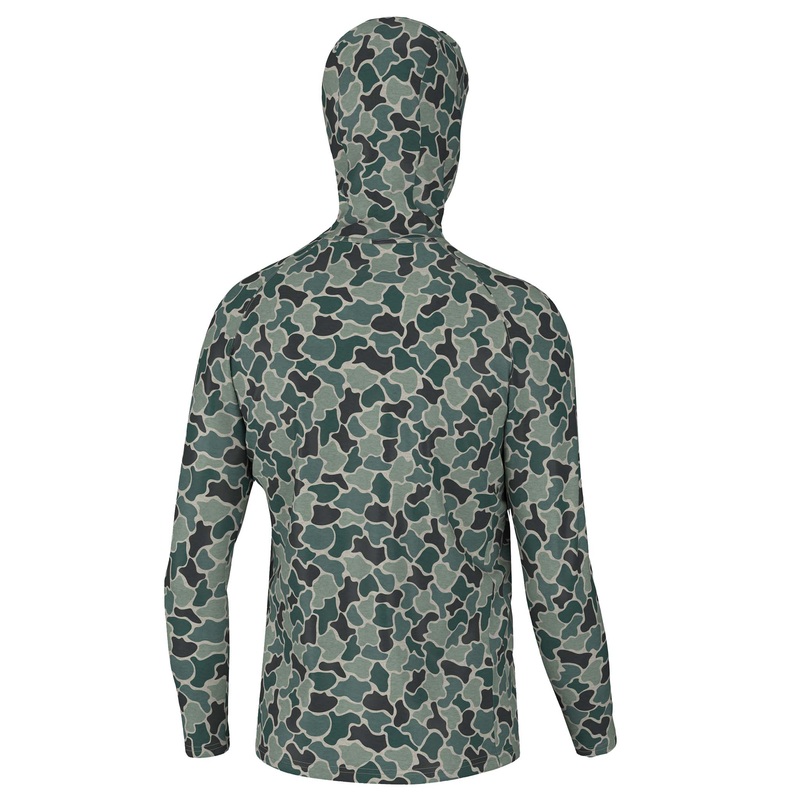 Heather Blend Hoodie in Ravine Camo