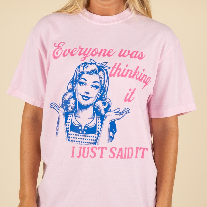 I Just Said It Short Sleeve T-Shirt