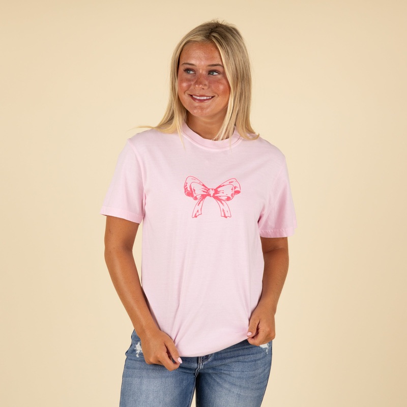Really Pretty Short Sleeve T-Shirt in Light Pink