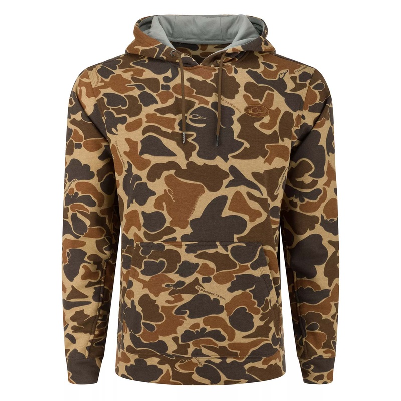 The Three End Hoodie|Old School Timber|Old School Camo|S|M|L|XL|XXL|XXXL