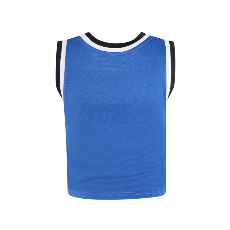 UK Cropped Basketball Jersey in Royal Blue