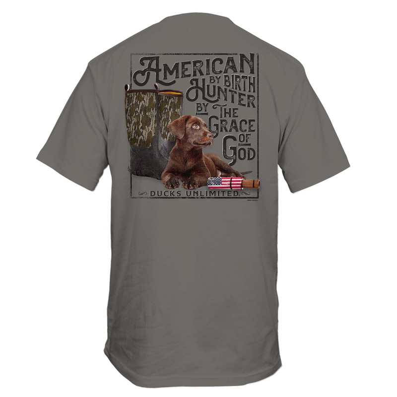 American Hunter Short Sleeve T-Shirt in Gray