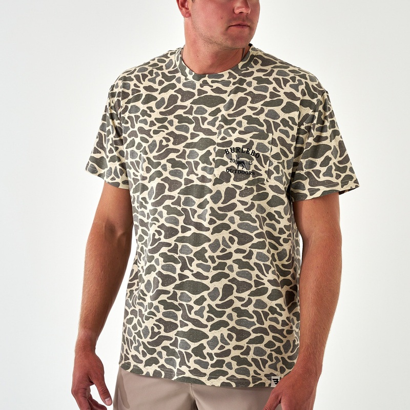 Classic Deer Camo Pocket Short Sleeve T-Shirt