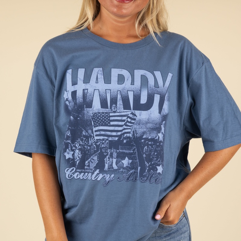 Hardy Party Flag Short Sleeve T-Shirt