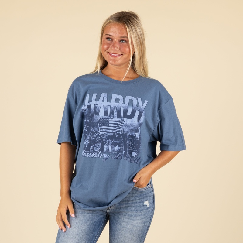 Hardy Party Flag Short Sleeve T-Shirt