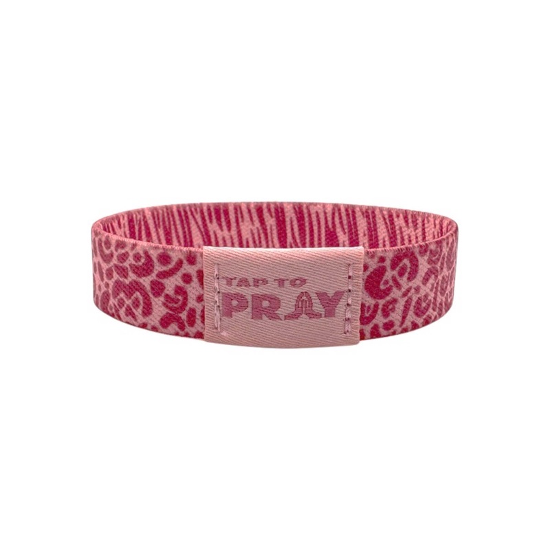 Tap To Pray Wristband in Safari Rose