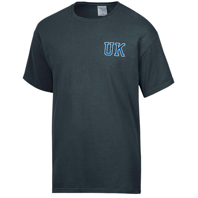 UK Wildcat Graph Short Sleeve T-Shirt in Charcoal