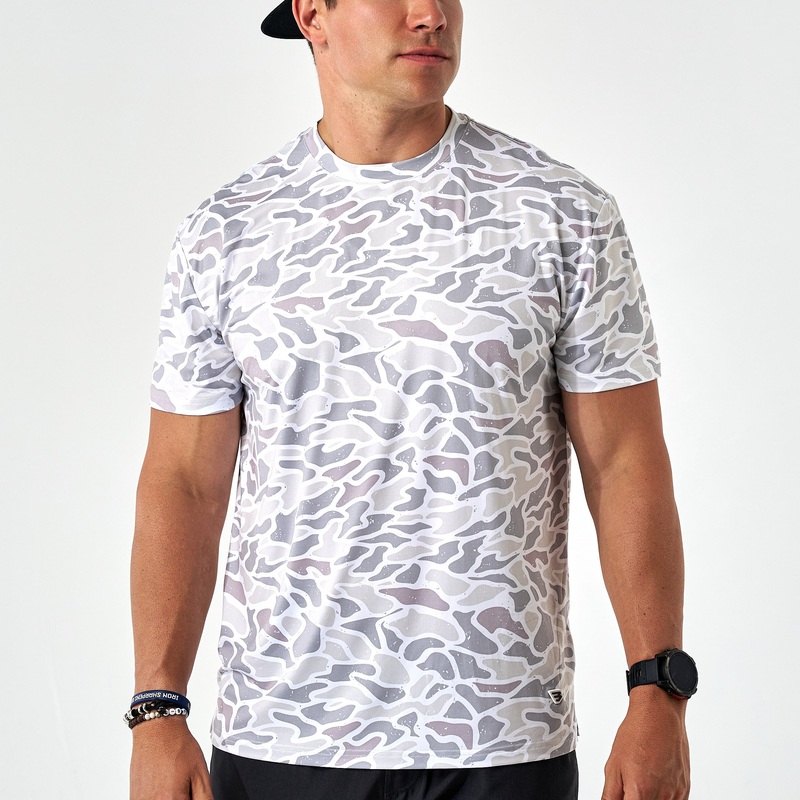 White Camo Go To Short Sleeve T-Shirt