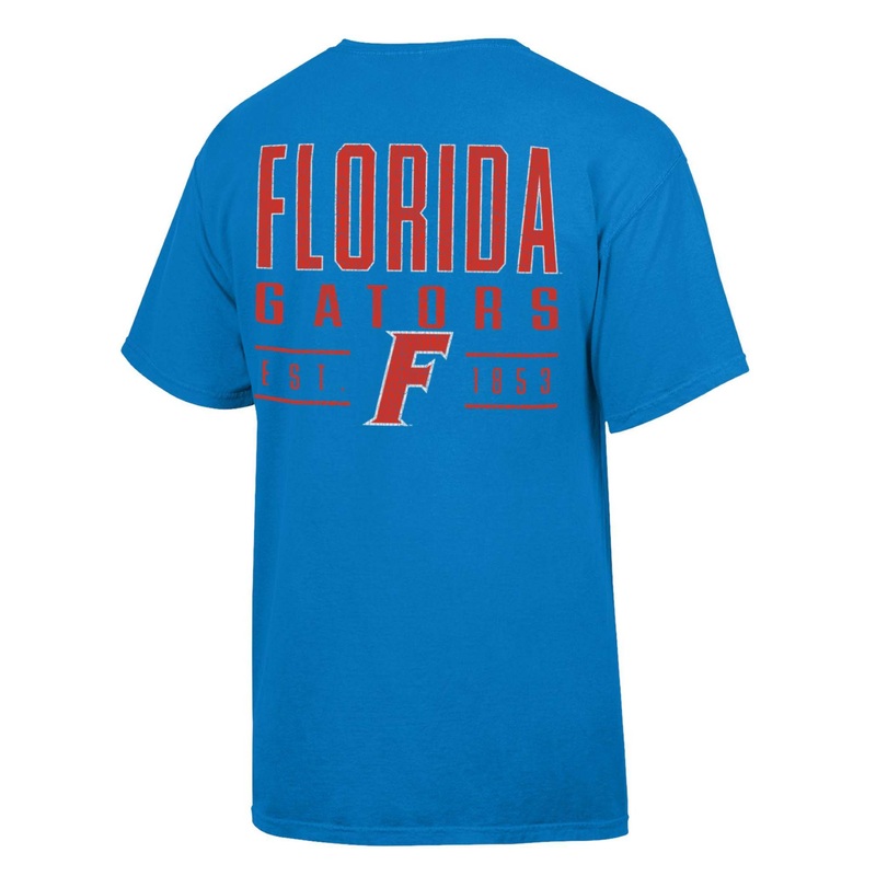 UF Statement Logo Short Sleeve T-Shirt in Summer Blue
