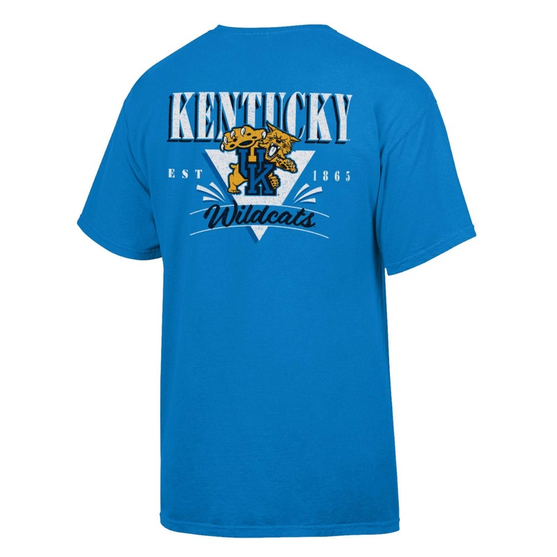 UK Wildcats Triangle Short Sleeve T-Shirt in Summer Blue