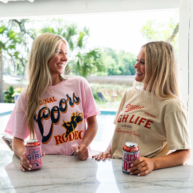 Miller High Life Vintage Cropped Short Sleeve T-Shirt