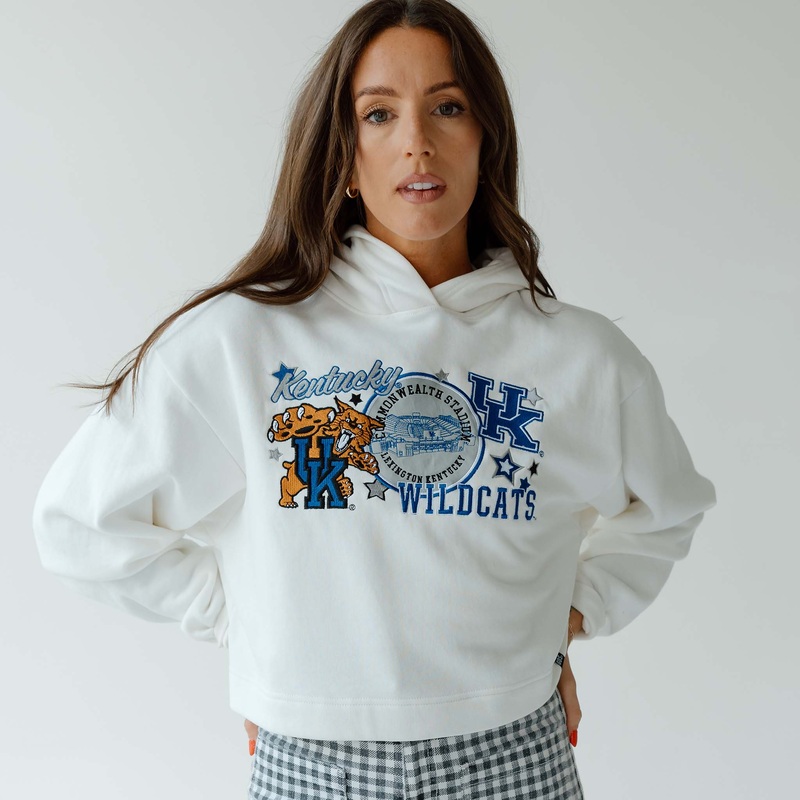 Women’s UK Layer Patch Cropped Hoodie