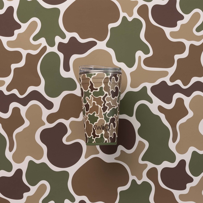 22oz Iced Cup Coolie in Hunting Camo