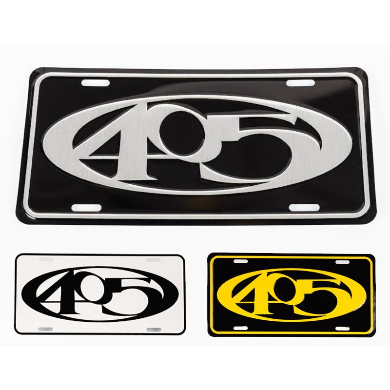405 Embossed Aluminum Car Plate