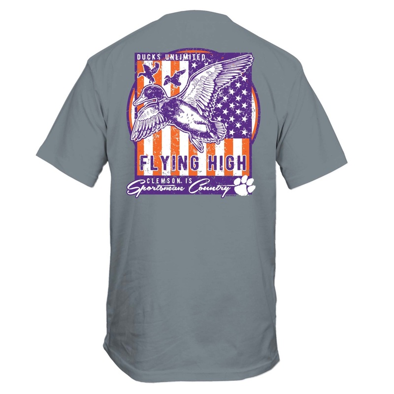 Clemson Flying High Short Sleeve T-Shirt