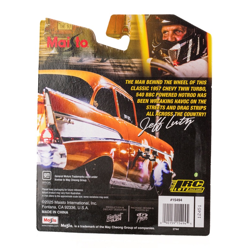 NEW IN-STOCK! Lutz Race Cars 1957 Chevrolet Bel Air The 57 Diecast