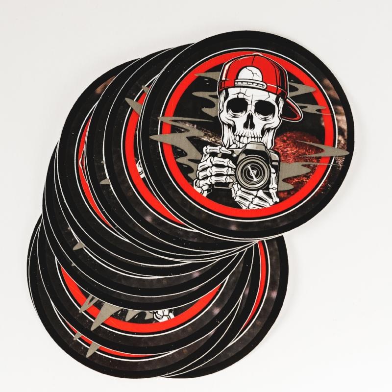 405 Photo Skull Decal