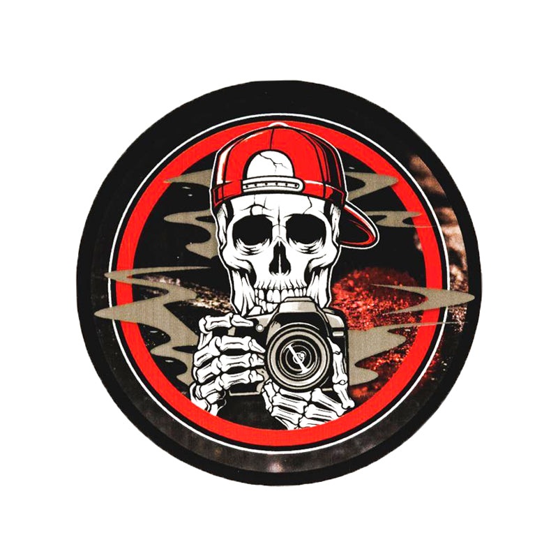 405 Photo Skull Decal