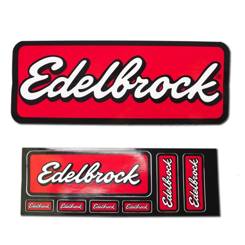 Edelbrock USA – Sticker Sheet & Bumper Sticker – 2 Pack Set