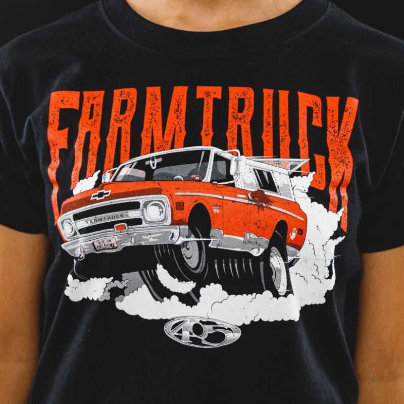 Farmtruck Cartoon Kids Shirt|4T|YXS|YS|YM|YL|YXL