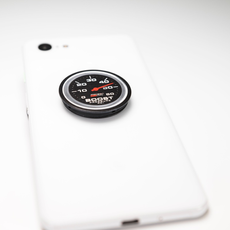 Precision Turbo Boost Gauge – Expandable Phone Grip Popper Holder