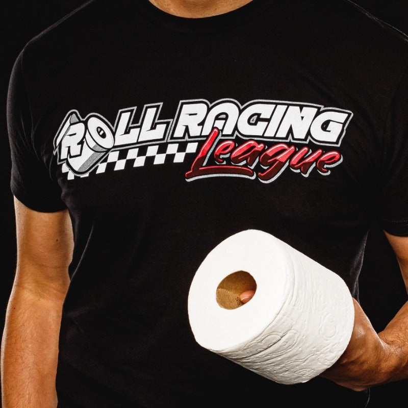 Roll Racing League – Wiping Out the Competition T-shirt