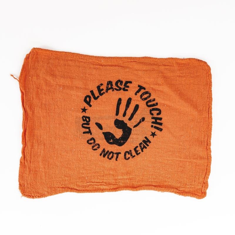 Farmtruck Shop Rags Please touch but don’t clean Red or Orange 12pks