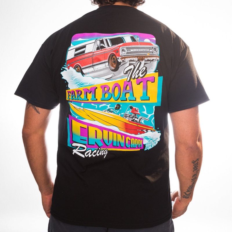 Ervin Capps Racing and The Farmboat – Tshirt