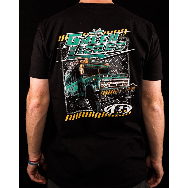 Green Lizard Prison Bus – Tshirt