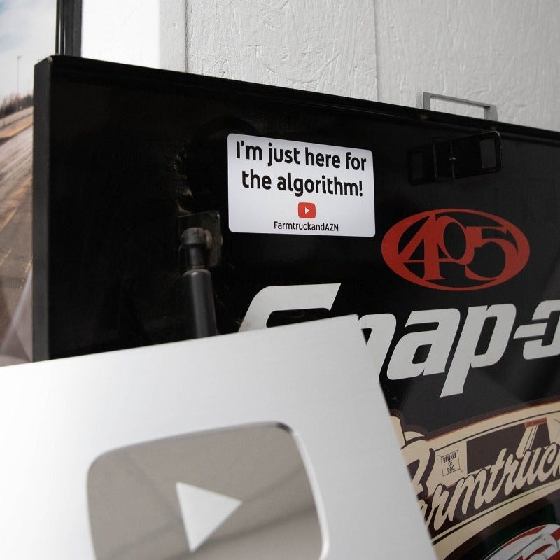 I’m just here for the algorithm! – Sticker