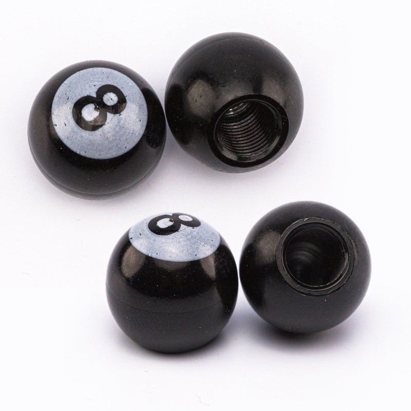 8 Ball – Metal Valve Stem Cover (Set of 4)