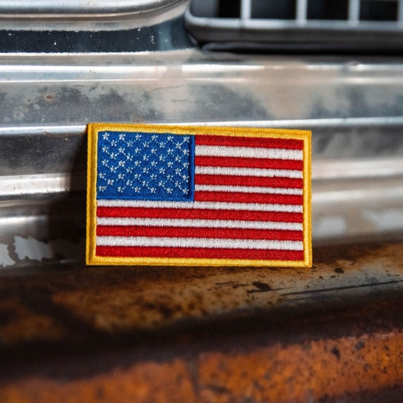 American Flag Embroidered Patch