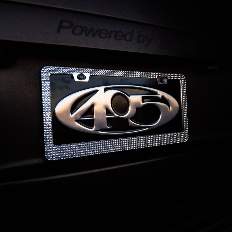 Bedazzled Rhinestone License Plate Frame