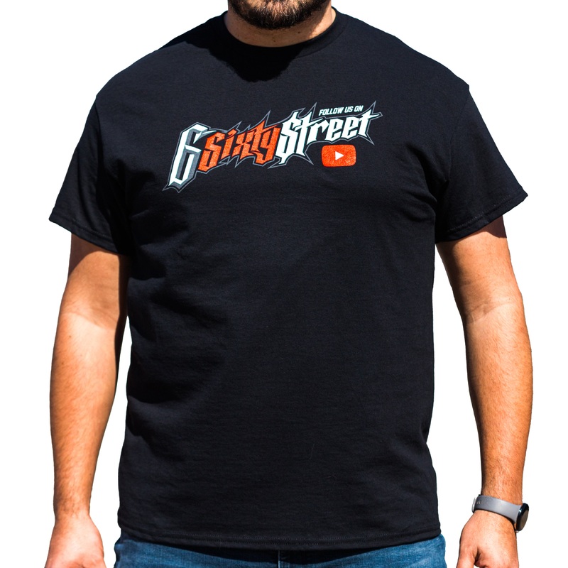 6 Sixty Street Smoking Tire – Tshirt **New Logo**