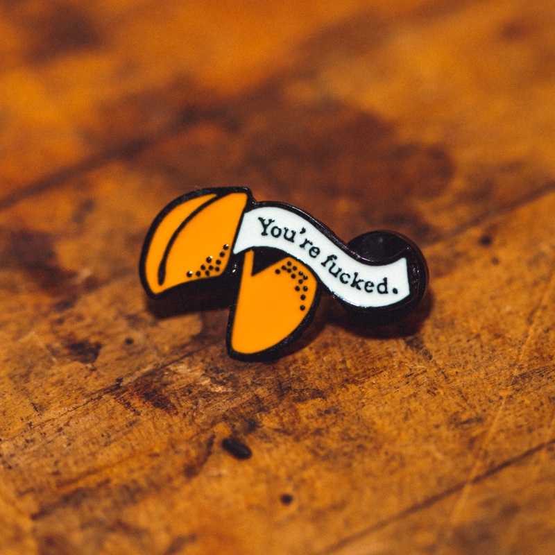 Fortune Cookie – Enamel Pin